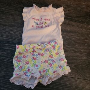 Cute Floral Baby Outfit